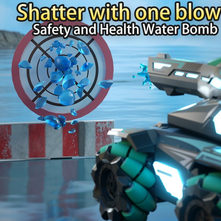 Q171 2.4G Stunt Water Bomb Battle Armor Model Remote Control Car, Specification:Single Control(Blue)