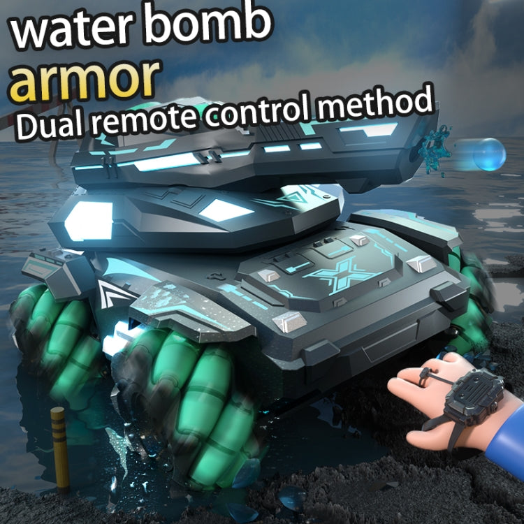 Q171 2.4G Stunt Water Bomb Battle Armor Model Remote Control Car, Specification:Single Control(Blue)