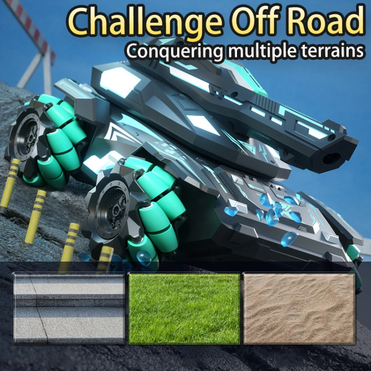 Q171 2.4G Stunt Water Bomb Battle Armor Model Remote Control Car, Specification:Dual Control(Red)