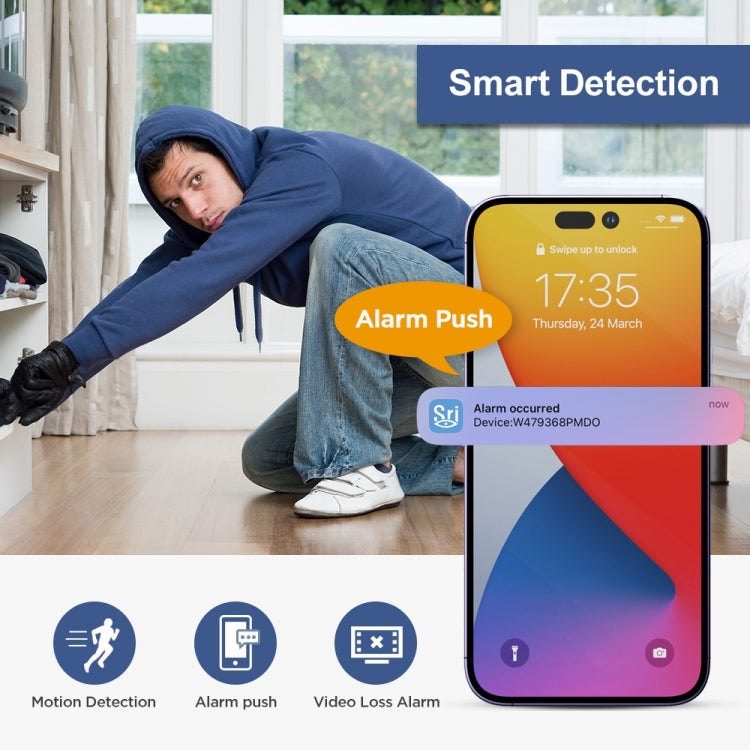 SriHome NVS006 1080P Ultra HD 16 Channel POE Network Video Recorder(EU Plug)