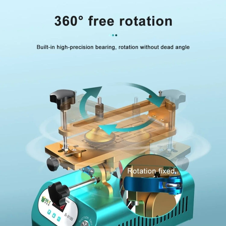 BEST B-918B 7 inch Multi-function Mobile Phone Screen Rotary Separator, EU Plug