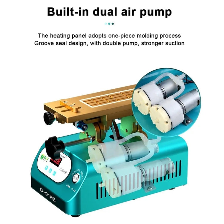 BEST B-918B 7 inch Multi-function Mobile Phone Screen Rotary Separator, US Plug