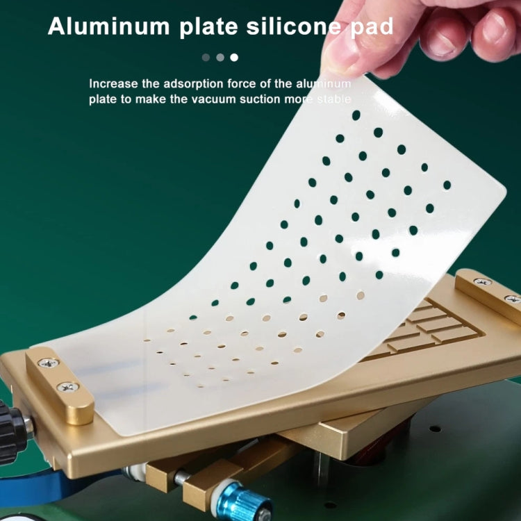 BEST B-918A 7 inch 220V Vacuum Pump LCD Screen Rotary Heating Platform Separator, EU Plug