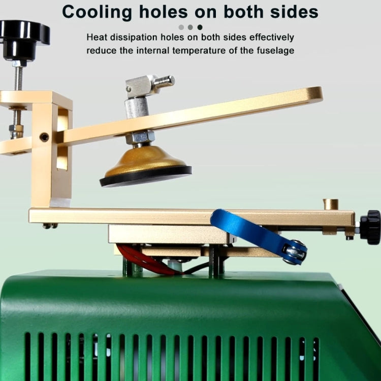 BEST B-918A 7 inch 220V Vacuum Pump LCD Screen Rotary Heating Platform Separator, EU Plug