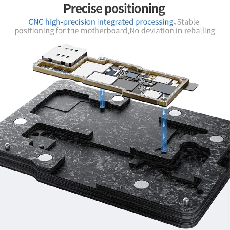 Qianli Magnetic Middle Layer BGA Reballing Platform For iPhone 15 Series