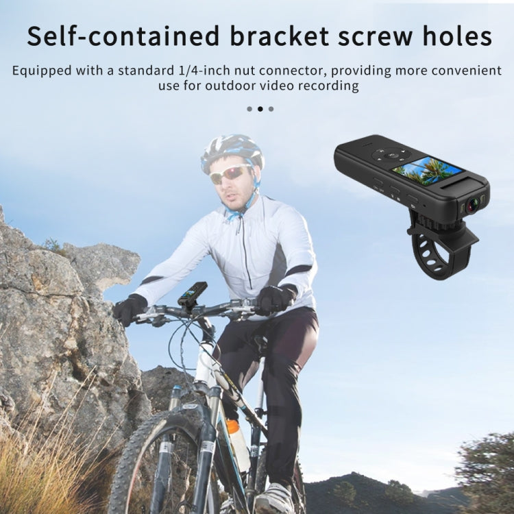 Z09 4K HD Clip-On Smart Video Recorder with Ring Stand(Black)