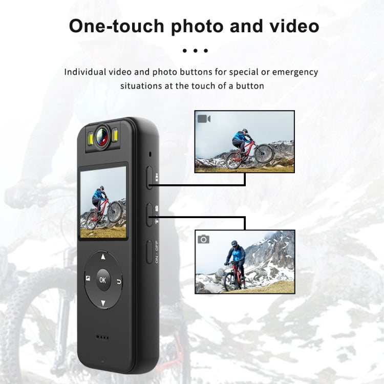 Z09 4K HD Clip-On Smart Video Recorder with Ring Stand(Black)