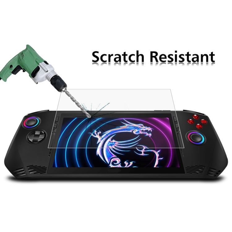 For MSI Claw 7 inch Game Console 9H 0.3mm Explosion-proof Tempered Glass Film