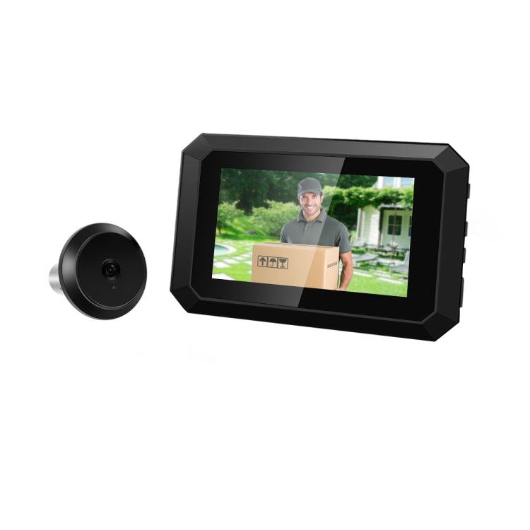 ESCAM C23 3.97 inch 1080p Smart Digital Door Concealed Viewer Wide Angle With Night Vision(Black)