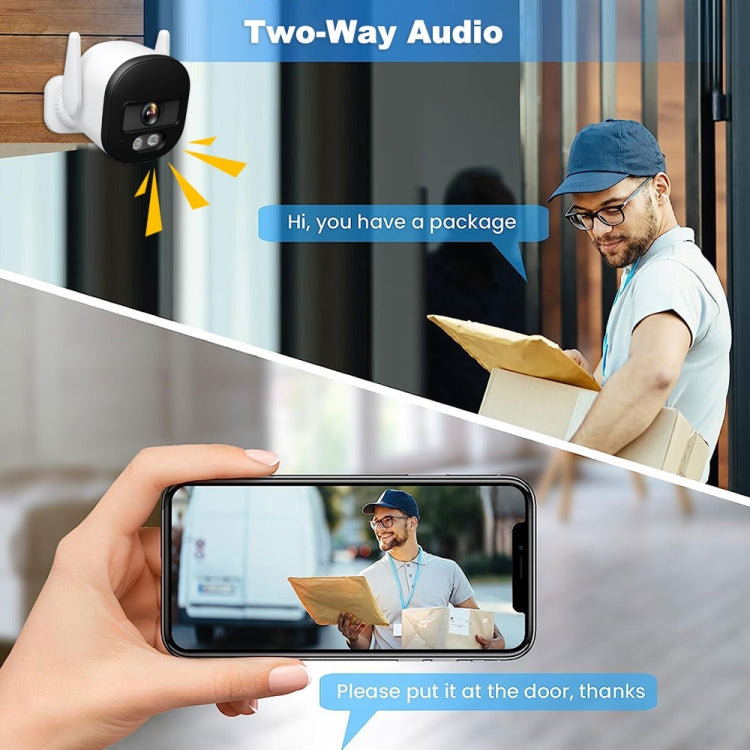 SriHome NVS001E-IPC056 Ultra HD 4 Channel WiFi Network Video Recorder Set(EU Plug)