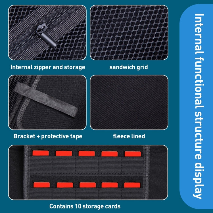 For MSI Claw EVA Portable Game Console Handheld Storage Bag(White)