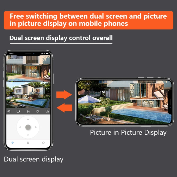 Q820 6MP 10X Binocular Zoom Dual Light Source Outdoor IP67 Waterproof WiFi Camera(EU Plug)