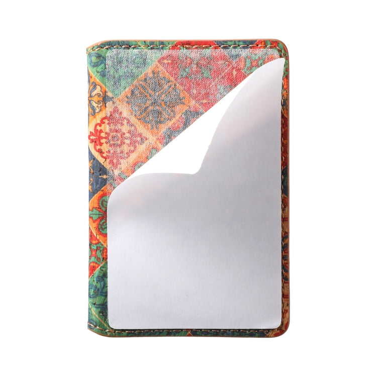 Four Seasons Flower Card Bag Mobile Phone Back Sticker(Flower 01)