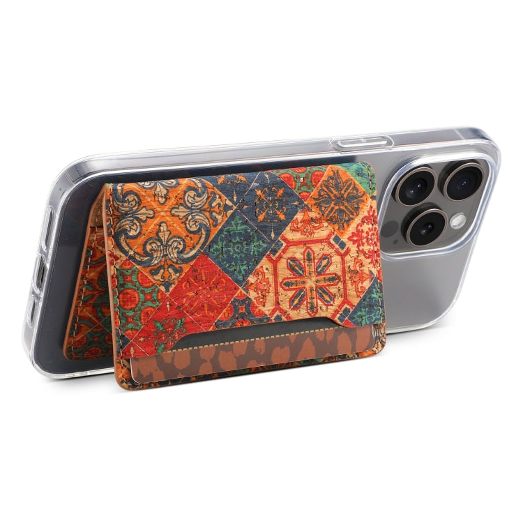 Four Seasons Flower Card Bag Mobile Phone Back Sticker(Flower 01)