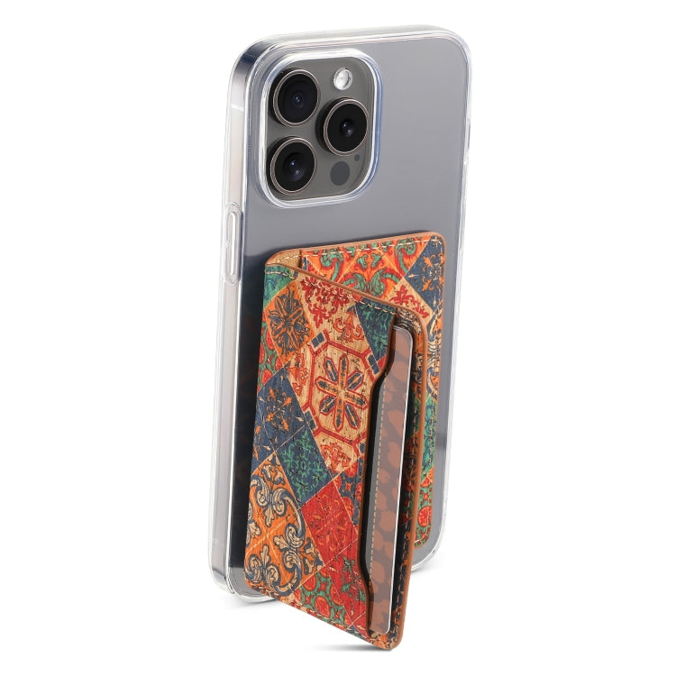 Four Seasons Flower Card Bag Mobile Phone Back Sticker(Flower 01)