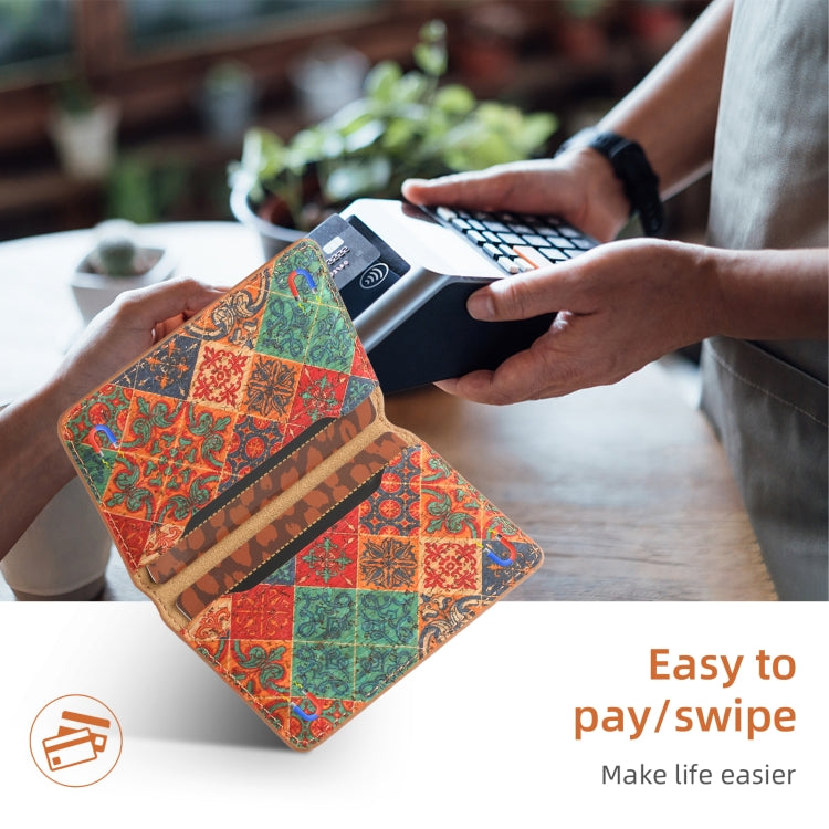 Four Seasons Flower Card Bag Mobile Phone Back Sticker(Flower 01)