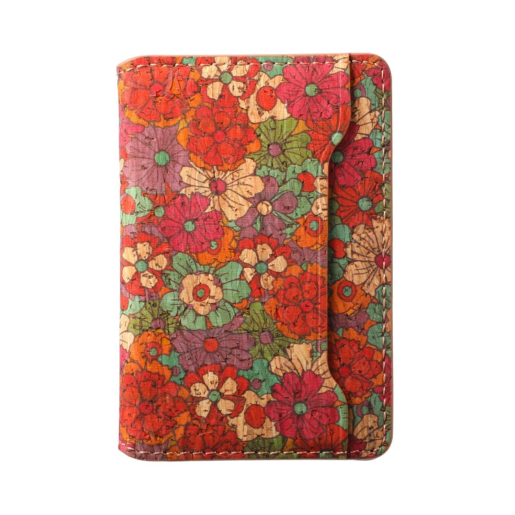 Four Seasons Flower Card Bag Mobile Phone Back Sticker(Flower 02)
