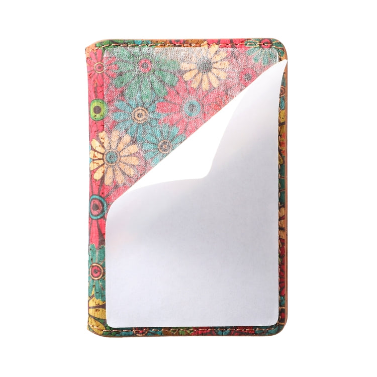Four Seasons Flower Card Bag Mobile Phone Back Sticker(Flower 03)