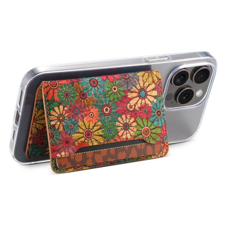 Four Seasons Flower Card Bag Mobile Phone Back Sticker(Flower 03)