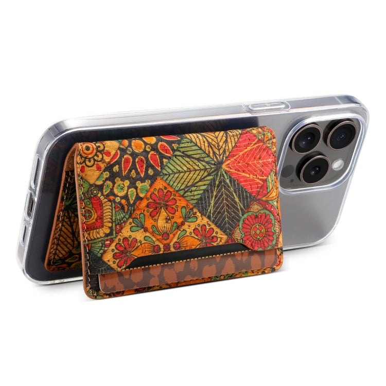 Four Seasons Flower Card Bag Mobile Phone Back Sticker(Flower 04)