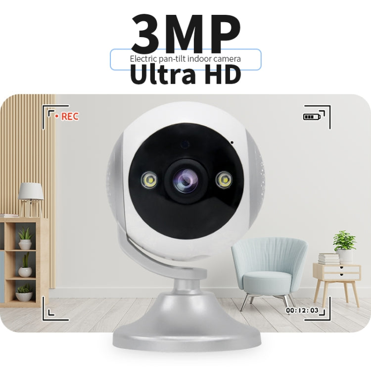 CM-I310M 3MP 180 Degree Panoramic Smart PTZ WiFi Surveillance Camera, AU Plug(White)
