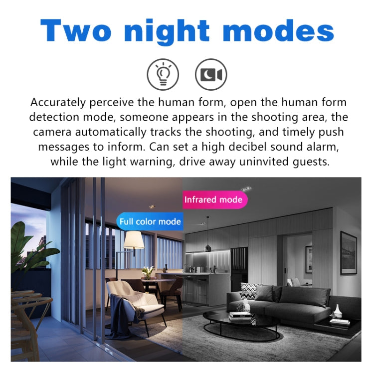 CM-I311M 5MP Smart HD Electronic PTZ Wireless WiFi Surveillance Camera, UK Plug(Grey)