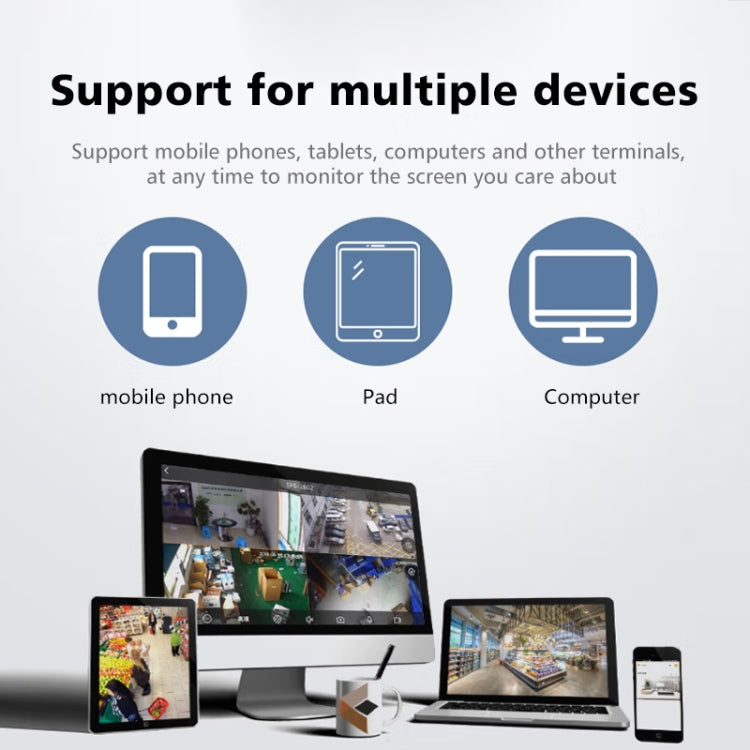 CM-I311M 5MP Smart HD Electronic PTZ Wireless WiFi Surveillance Camera, AU Plug(Grey)