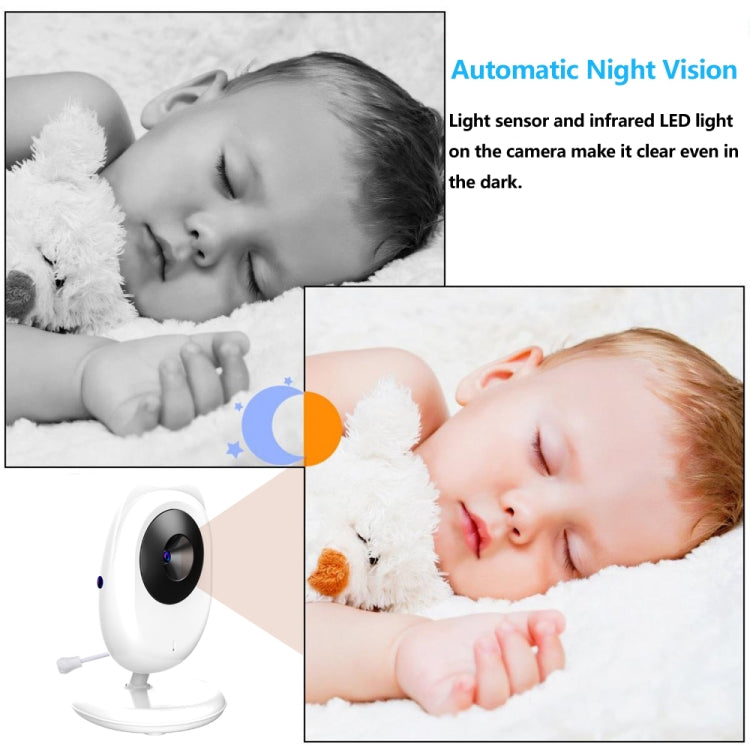 SP990 2.4 inch LCD Screen Baby Monitor Care Camera(EU Plug)