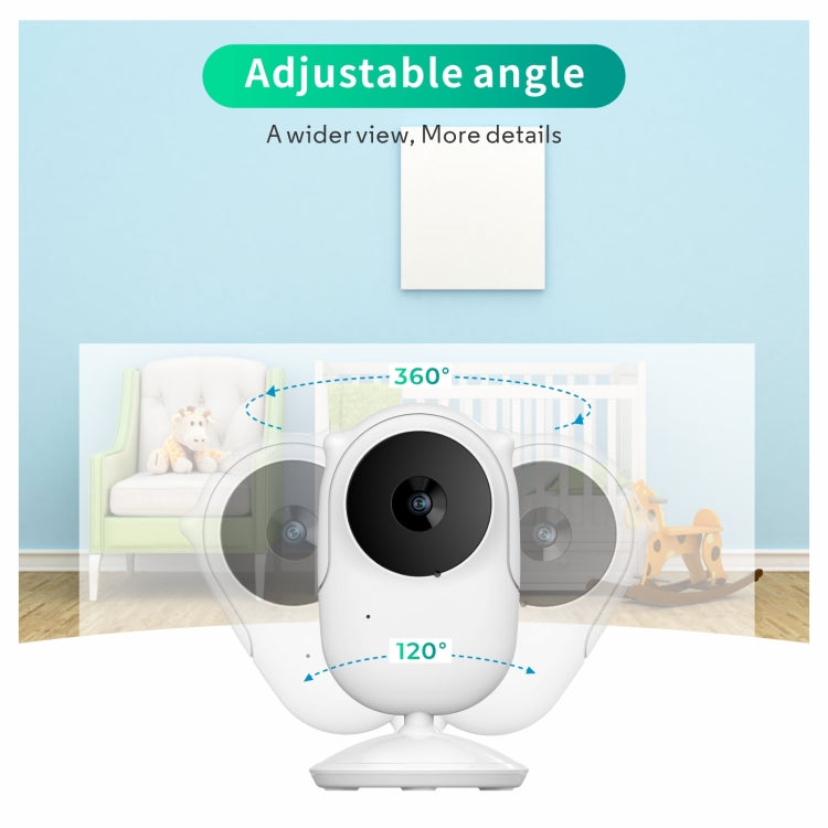 SM25 2.4 inch LCD Screen Baby Monitor Care Camera(EU Plug)
