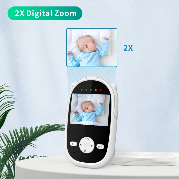 SM25 2.4 inch LCD Screen Baby Monitor Care Camera(EU Plug)