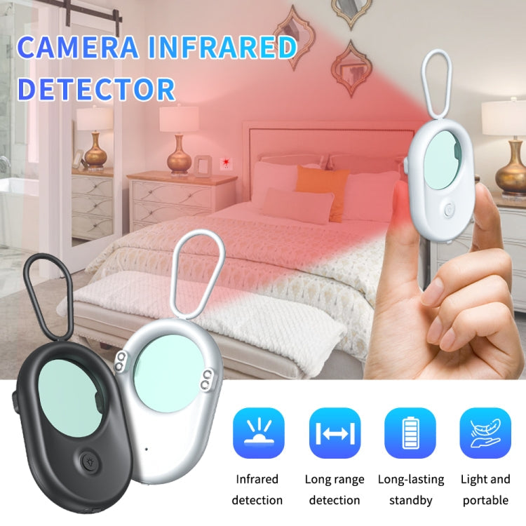 T02 Smart Infrared Camera Detector Anti-Sneak Shooting Scanner(White)
