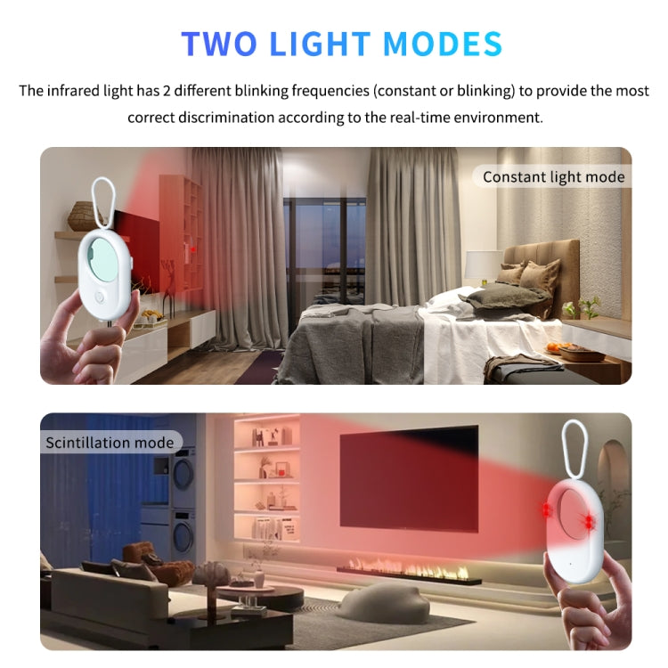 T02 Smart Infrared Camera Detector Anti-Sneak Shooting Scanner(White)