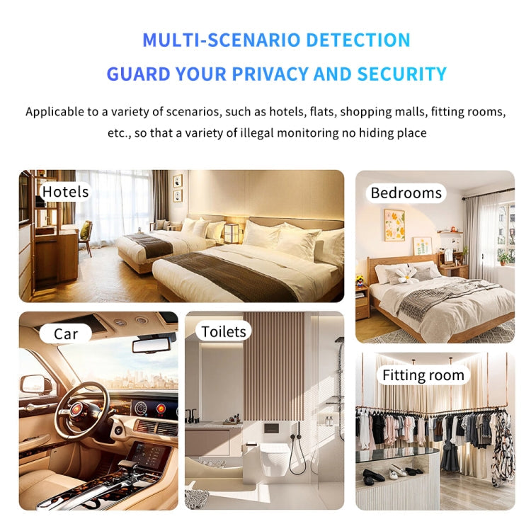 T02 Smart Infrared Camera Detector Anti-Sneak Shooting Scanner(White)