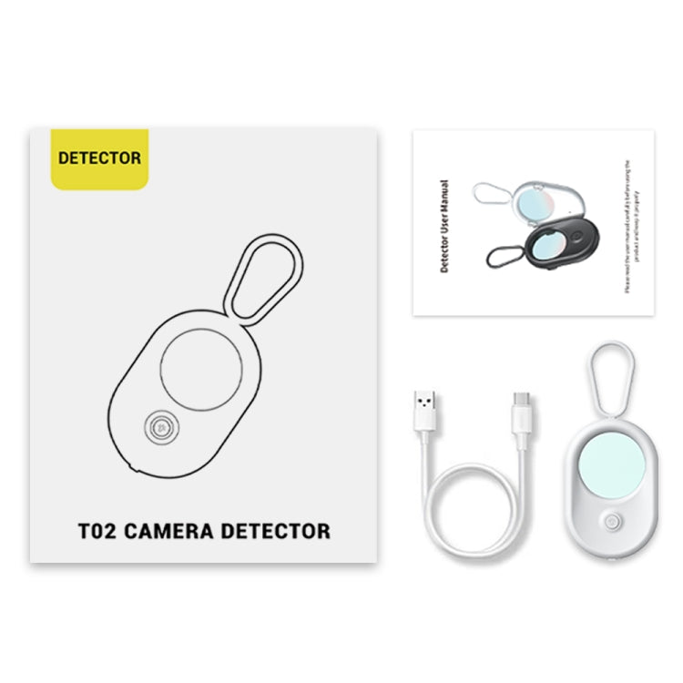 T02 Smart Infrared Camera Detector Anti-Sneak Shooting Scanner(White)
