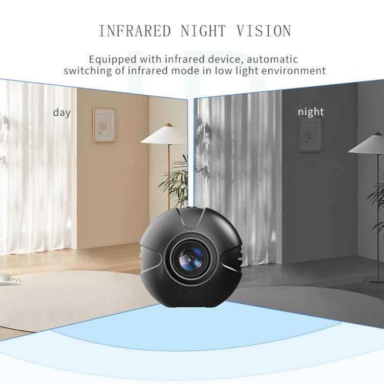 X3 Wireless Mini DV WiFi IP Camera, Support Night Vision / Motion Detection(Black)
