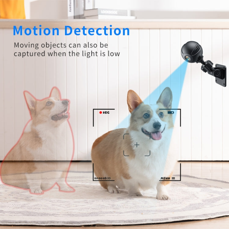 X3 Wireless Mini DV WiFi IP Camera, Support Night Vision / Motion Detection(Black)