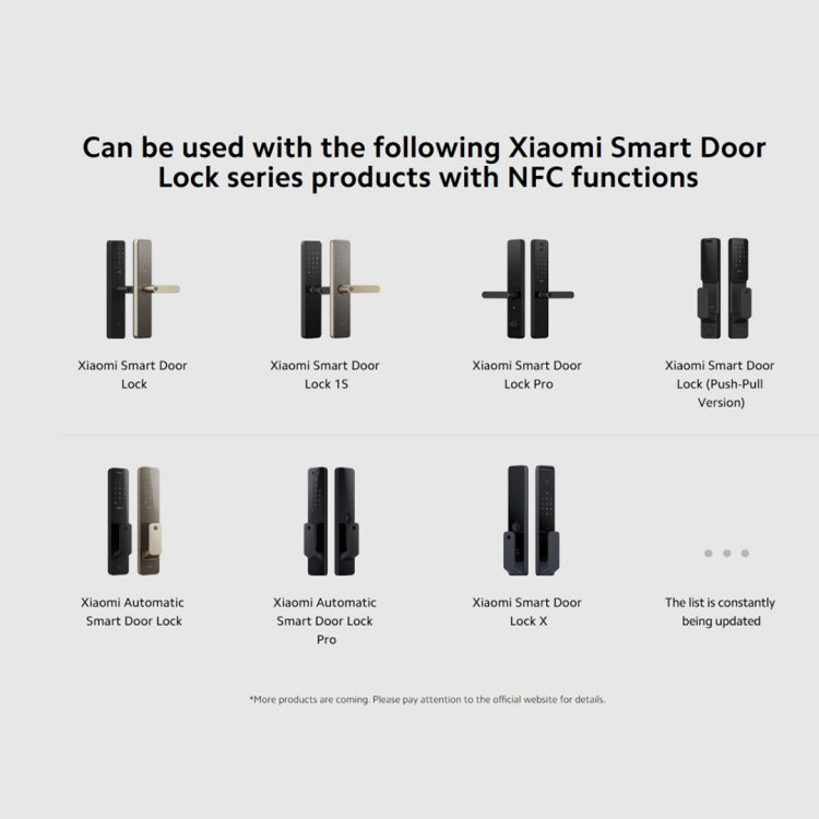 Xiaomi Smart Door Lock NFC Card Global Version