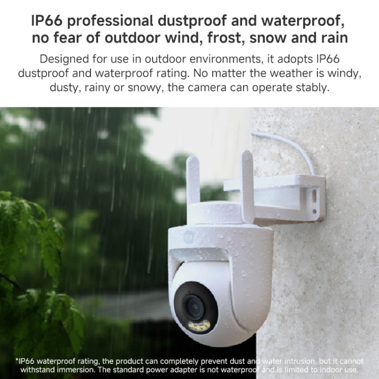 Xiaomi CW500 5MP Outdoor IP66 Waterproof Support Two-way Voice WiFi Camera, US Plug(White)
