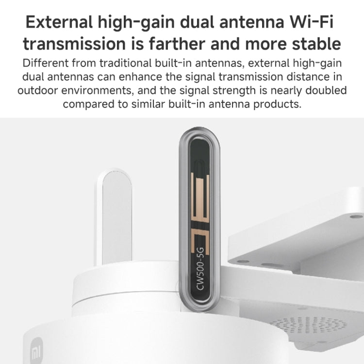 Xiaomi CW500 5MP Outdoor IP66 Waterproof Support Two-way Voice WiFi Camera, US Plug(White)