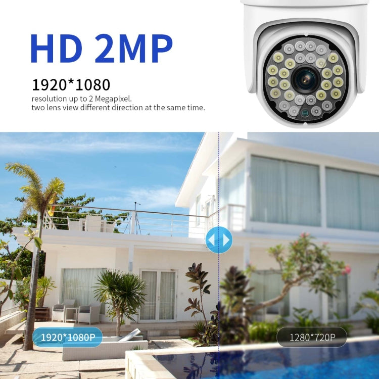 ESCAM PT305 2MP HD Motion Detection WiFi Intelligent Dual-light Source Camera(US Plug)