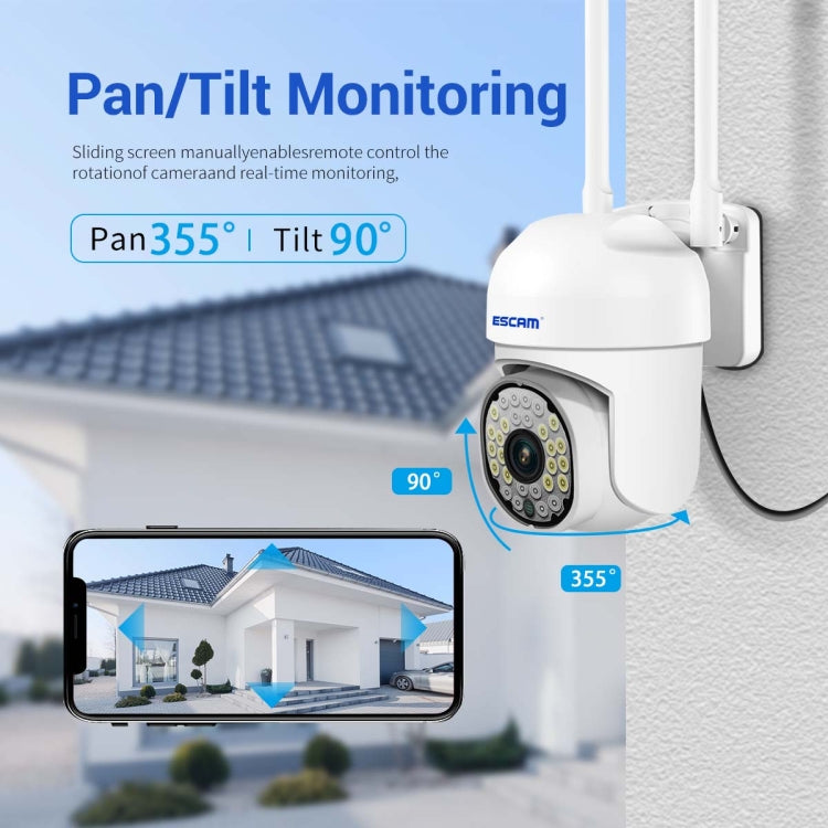 ESCAM PT305 2MP HD Motion Detection WiFi Intelligent Dual-light Source Camera(EU Plug)