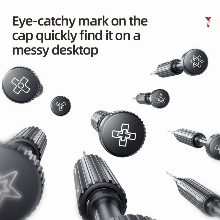 QianLi iWhale Special S2 Steel Magnetic Torque 3D Screwdriver, Model:B Tri-point 0.35