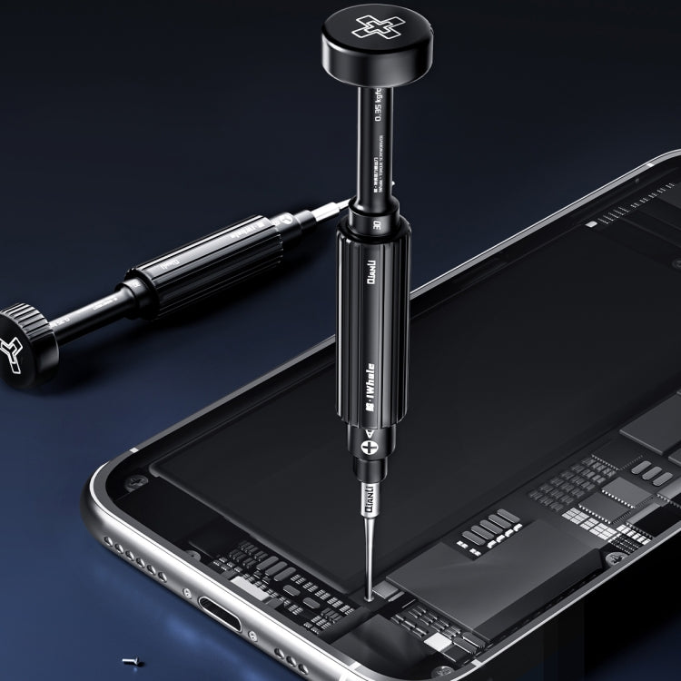 QianLi iWhale Special S2 Steel Magnetic Torque 3D Screwdriver, Model:E T2 Torx 0.35