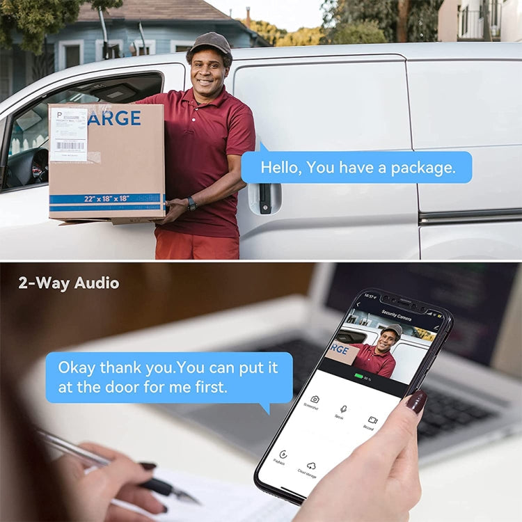 SY-37 4.3 inch Color Screen Graffiti Hidden 1080P WiFi Smart Cat Eye Video Doorbell(Black)