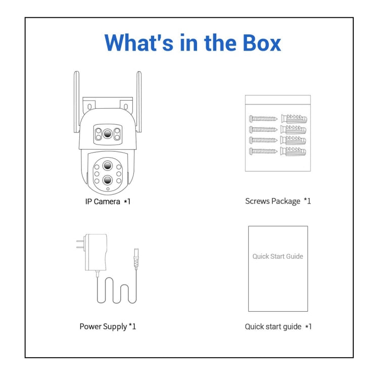 ESCAM QF500 5+5MP Motion Detection WiFi Intelligent 10X Optical Zoom Camera(AU Plug)