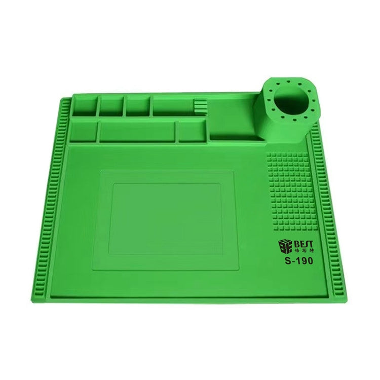 BEST S-190 High-temperature Resistant Silicone Pad Workbench Pad(Green)