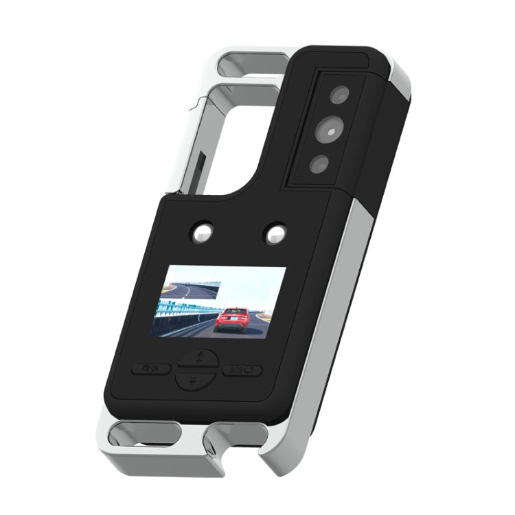 D6 2K Acoustic and Visual Distress Signal Cycling SOS Recorder with Light(Black)