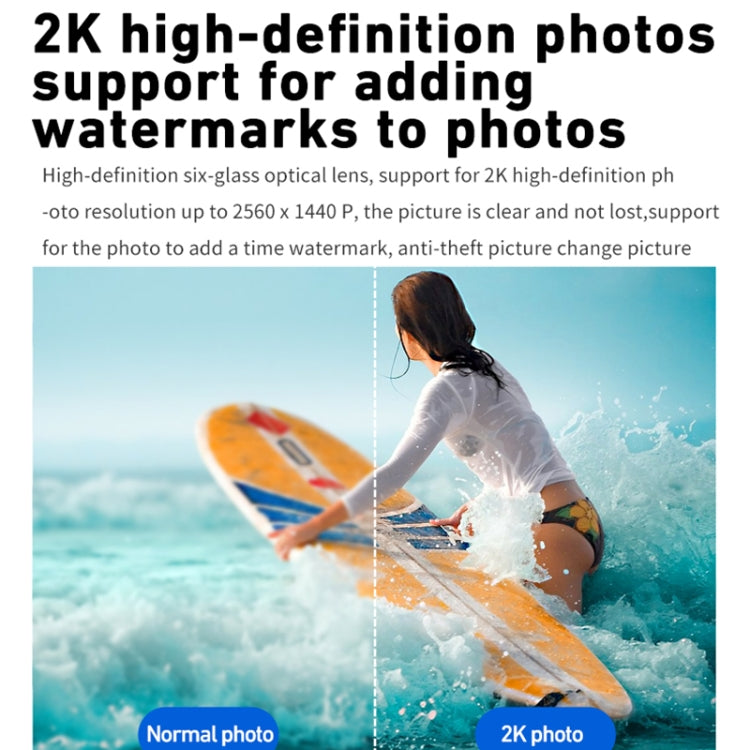 D6 2K Acoustic and Visual Distress Signal Cycling SOS Recorder with Light(Black)