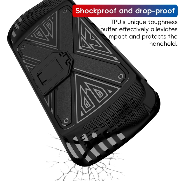 For SUBOR Q900 TPU Game Console Protective Case with Holder(Blue)