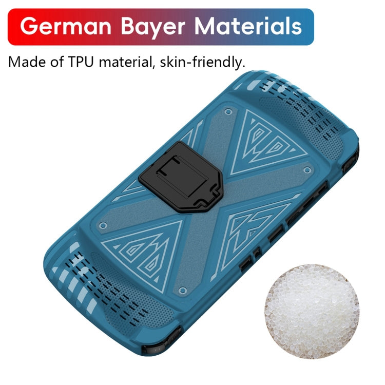 For SUBOR Q900 TPU Game Console Protective Case with Holder(Blue)